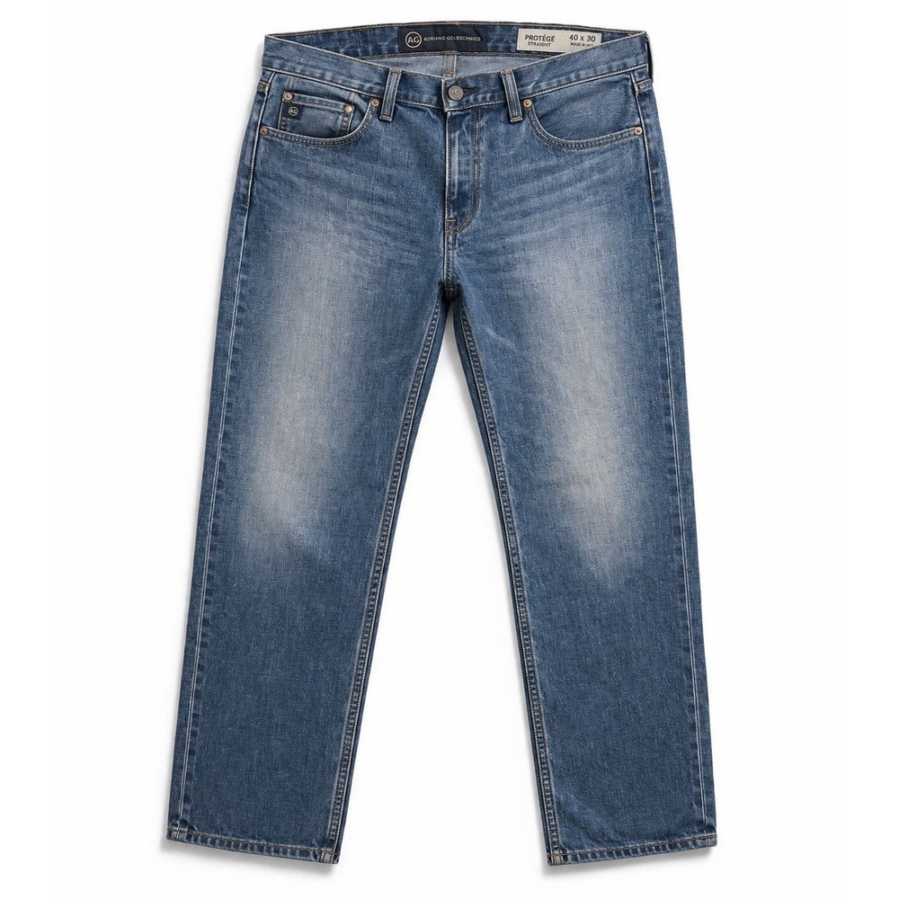 AG Adriano Goldschmied‎ Protege Straight Jeans 40x30 Medium Wash Denim